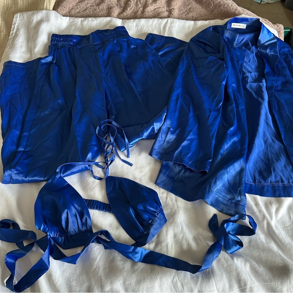 Blue Three Piece Set